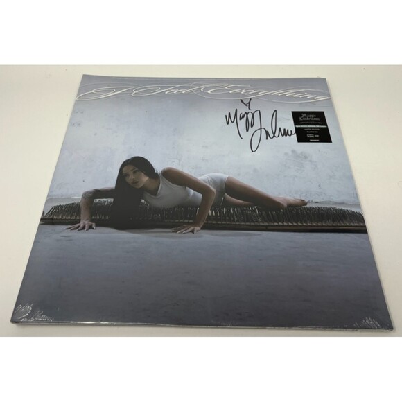 Maggie Lindemann I Feel Everything Signed LP Vinyl Record Cloud White - Picture 3 of 7